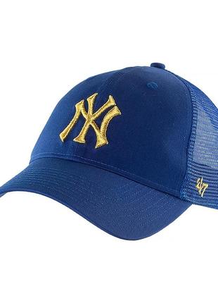 Бейсболка 47 brand new york yankees синій one size (b-brmtl17ctp-ry)