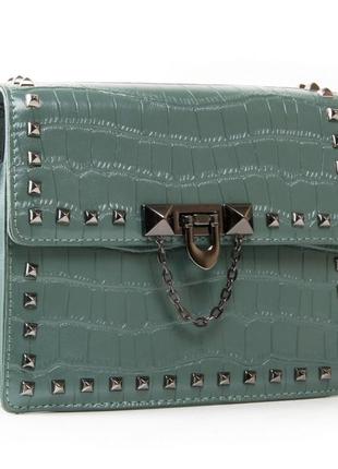 Женская сумочка-клатч fashion 1939 зеленый1 фото