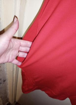 Натуральная,трикотажная-стрейч,туника-платье с карманами,большого размера-оверсайз,diva