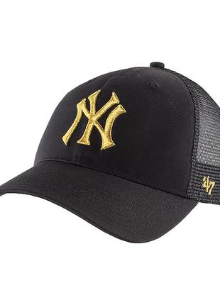 Бейсболка 47 brand new york yankees черный one size (b-brmtl17ctp-bk)