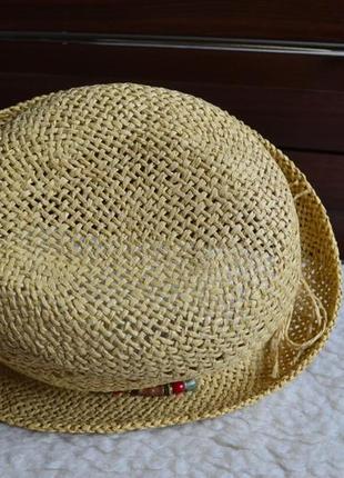 Прелестная соломенная шляпа панама от солнца.5 фото