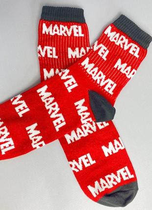 Шкарпетки marvel червоні 40-45 розмір4 фото