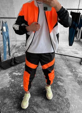 Костюм чоловічий вітровка та спортивні штани плащівка2 фото