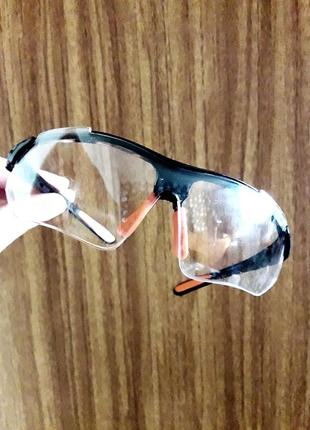 Проффесиональные защитные бесцветные очки высокого качества resiste consorte yd- 888.7 фото