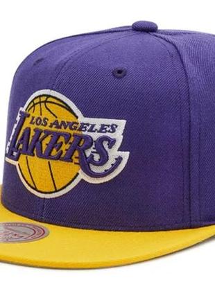 Снепбек бейсболка lakers mitchell & ness