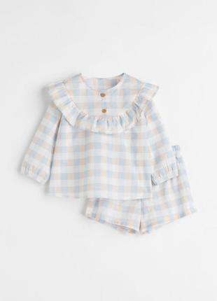 Детский комплект h&amp;m, летний набор для девочки