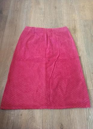 Юбка с бусинками