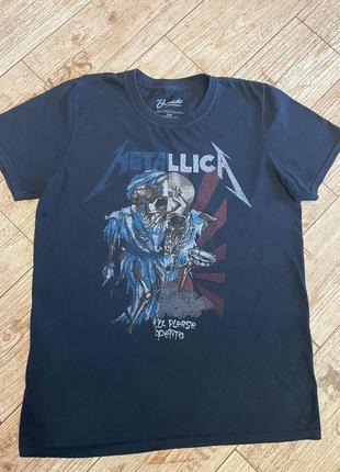 Футболка metallica, металіка, металлика, метал мерч
