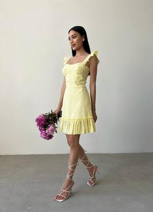 Платье kazka желтое5 фото