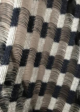 Шикарный палантын пончо шарф linen+linen 120% lino2 фото