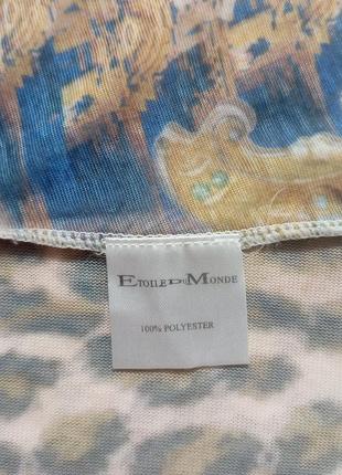 Etoile du monde, стильная трикотажная кофта, блуза с принтом.10 фото