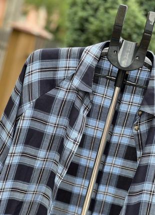 Mauvette легенька натуральна подовжена сорочка рубашка вільного крою туніка m-l3 фото