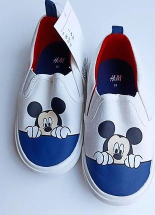 Макассины h&amp;m, кеды hm, кеды из микки, макасины для мальчиков
