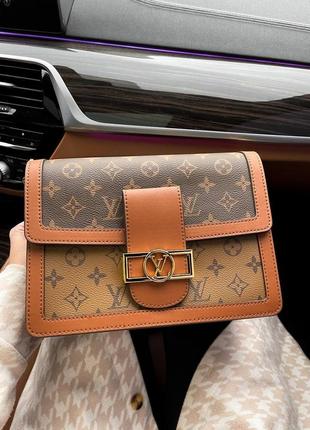 Шкіряна жіноча сумка louis vuitton