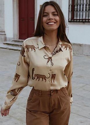 Сорочка атласна zara