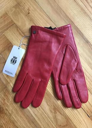 Roeckl-новые немецкие кожаные варежки перчатки! р.-7.5