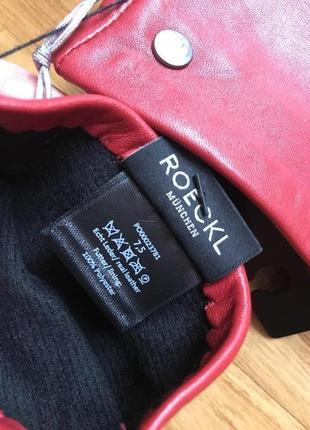 Roeckl-новые немецкие кожаные варежки перчатки! р.-7.5