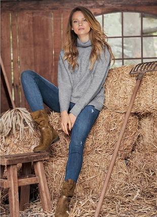 Женский свитер esmara, размер l/xl, цвет серый4 фото