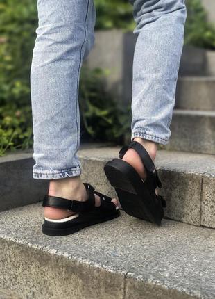 🔥chanel sandals black4 фото