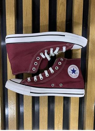 Кеды converse bordo burgundy