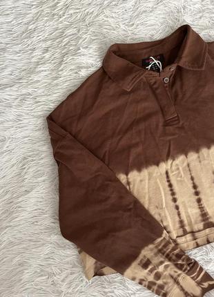 Кропнута кофта тай-дай