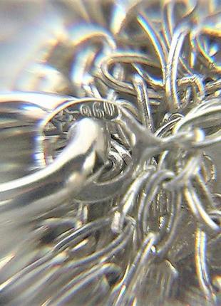 Подвеска кулон с цепочкой серебро ссср 960 проба 3,27 гр длина цепи 51 см скань флорентийская8 фото