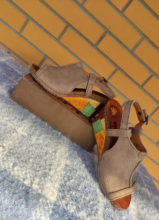 Art испания босоножки сандалии платформа кожа.8 фото
