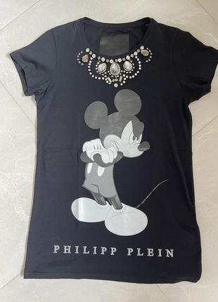 Длинная футболка туника с камнями оригинал