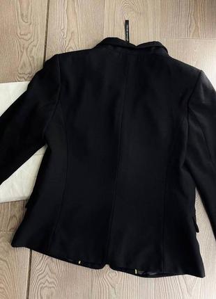 Шикарный черный классический пиджак жакет5 фото