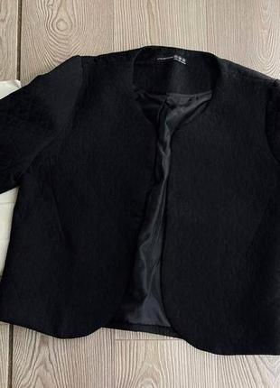 Шикарный укороченый пиджак болеро жакет3 фото