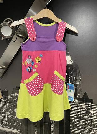 Детский сарафан яркий хлопок 2