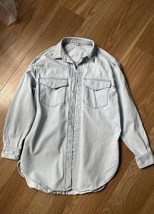 Джинсова сорочка куртка