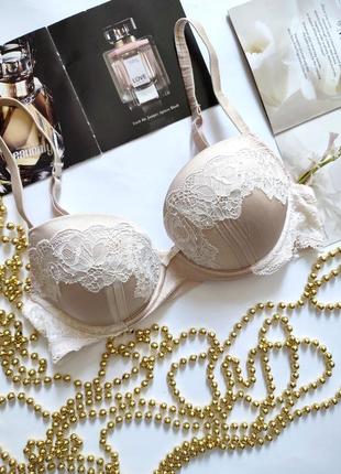 Нежный пудровый бюстральтер marks and spencer 32c 70c 75b шелковый rossie