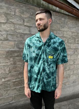 H&amp;m smiley relaxed fit terry resort shirt