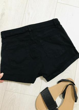 Жіночі базові шорти під джинс чорного кольору h&m4 фото