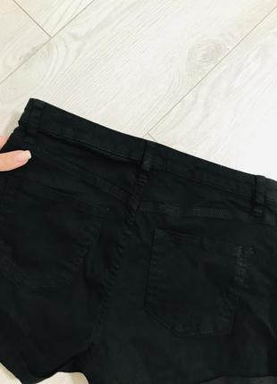 Жіночі базові шорти під джинс чорного кольору h&m5 фото