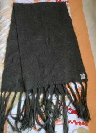 Мохеровый шарф handwoven