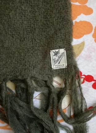 Мохеровый шарф handwoven2 фото