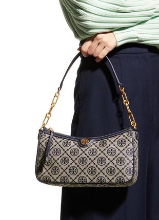 Сумка с ручкой в стиле tory burch