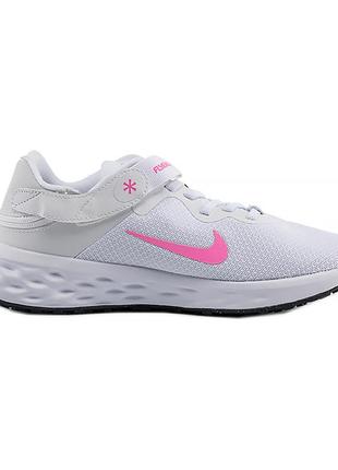 Женские кроссовки nike w nike revolution 6 flyease nn белый 42 (dc8997-100)