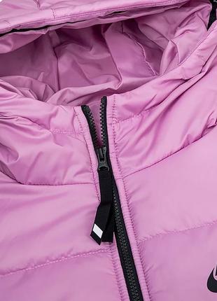 Женская куртка nike syn tf rpl hd jkt розовый s (dx1797-522 s)3 фото