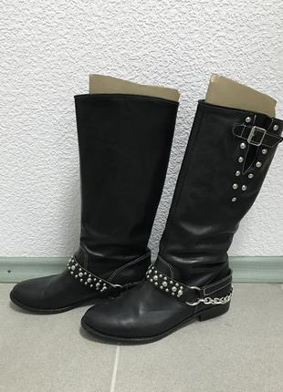 Черные сапоги baldinini