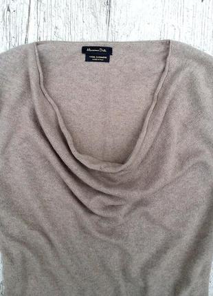 Massimo dutti тёплое шерстяное платье туника ( шерсть / кашемир . кофта джемпер свитер )7 фото