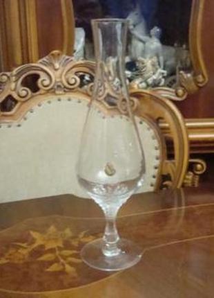 Оригинальная ваза хрусталь богемия чехословакия №д232 фото