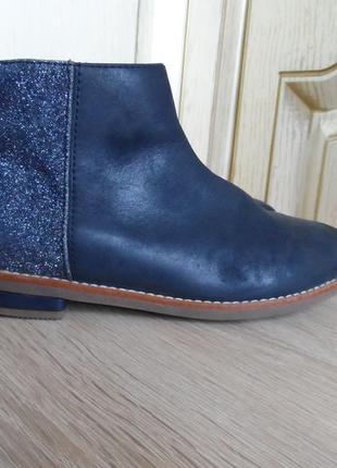 Шкіряні ботильйони, черевики, чоботи clarks, 28р.