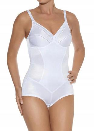 Брендове утягуюче коригуюче моделююче еластичне блискуче біле боді чашка 85c 80c m корегуюча білизна