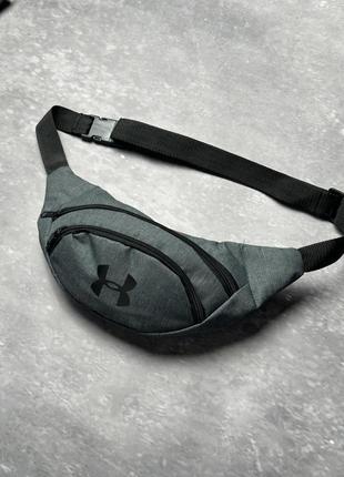 Бананка under armour темно-cірий меланж