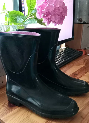 Гумові чоботи італійські g&g стиль hunter литі пвх легкі стильні
