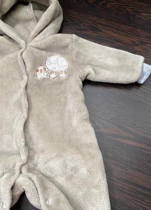 Комбінезон плюшевий на кнопках5 фото