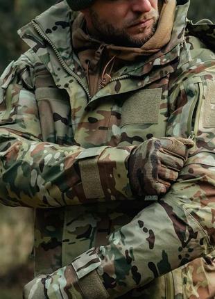 Куртка тактическая военная дождевик texar storm-tex system в мультикаме1 фото